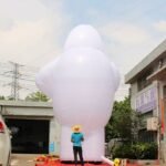 Popular Giant 7 5m Tall Inflatable Snowman Monster Model Blow Up Standing Christmas Cartoon For Outdoor Decoration Toy - 5