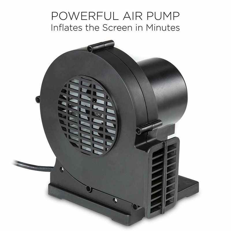 Inflatable 145 Feet Outdoor Projector Movie Screen Portable Air Cinema With Efficient Blower For Backyard Movies - 4