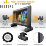 14ft Outdoor Projector Screen Inflatable Movie Film For Backyard Family Party Home Cinema With Fan - 3
