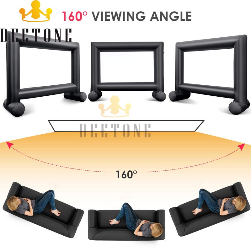 Inflatable 14ft Outdoor Movie Projector Screen For Backyard Family Party Home Cinema With Powerful Fan - 5 Inflatable 14ft Outdoor Movie Projector Screen For Backyard Family Party Home Cinema With Powerful Fan - 5