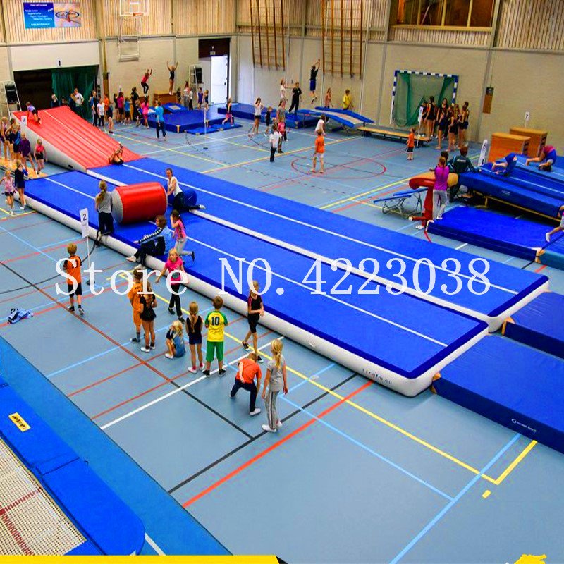 Professional 15x2x03m Inflatable Gymnastics Air Track Highperformance Jumping Mat For Indooroutdoor Training Exercise - 1