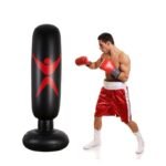 160cm Boxing Punching Bag Inflatable Toys Free-stand Tumbler Muay Thai Training Pressure Relief Back Sandbag - 5