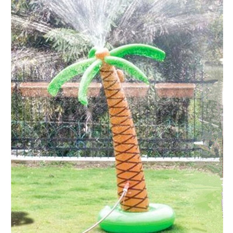 Giant 160cm Inflatable Palm Tree Sprinkler Outdoor Water Spray Ball Toy For Kids Adults Pool Beach Lawn Parties - 1 Giant 160cm Inflatable Palm Tree Sprinkler Outdoor Water Spray Ball Toy For Kids Adults Pool Beach Lawn Parties - 1