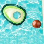 160x125 Cm Avocado Swimming Ring Inflatable Giant Pool Floats For Adults Tube Float Toy - 4