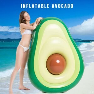 160x125cm Avocado Swimming Ring Inflatable Swim Giant Pool Floats For Adults Kids Summer Beach Toys - 2