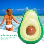 160x125cm Avocado Swimming Ring Inflatable Swim Giant Pool Floats For Adults Kids Summer Beach Toys - 4