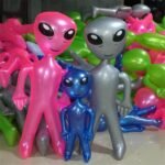 170cm Giant Alien Model Green Purple Blue Gray Pink Et Kids Adult Inflatable Toy Halloween Cosplay Brithday Party Supply Blow Up - 6