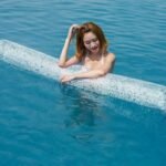 180cm Giant Glitter Super Noodle Summer Sparkly Swimming Pool Float Air Mattress Water Party Inflatable Toys For Adult Kids - 5