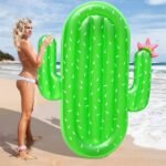 180cm Outdoor Beach Pool Inflatable Cactus Swim Lounge Chair Adult Giant Float Interactive Fun Summer Water Party Toy - 3