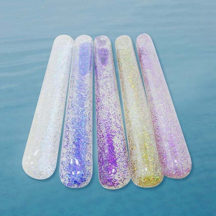 Sparkly Holographic Giant 180cm Inflatable Swimming Pool Float Glitter Swim Noodle Super Party Beach Raft Stick - 1 Sparkly Holographic Giant 180cm Inflatable Swimming Pool Float Glitter Swim Noodle Super Party Beach Raft Stick - 1