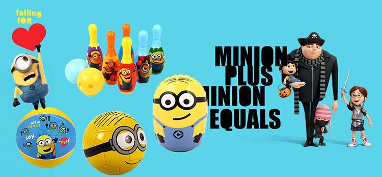 18cm Minion Themed Inflatable Tumbler Toy Durable Pvc Decorative Display For Childrens Playroom - 1