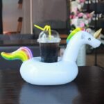 19 Color Mini Floating Cup Holder Pool Swim Ring Water Toys Party Beverage Boats Baby Toy Inflatable Drink Holders - 3