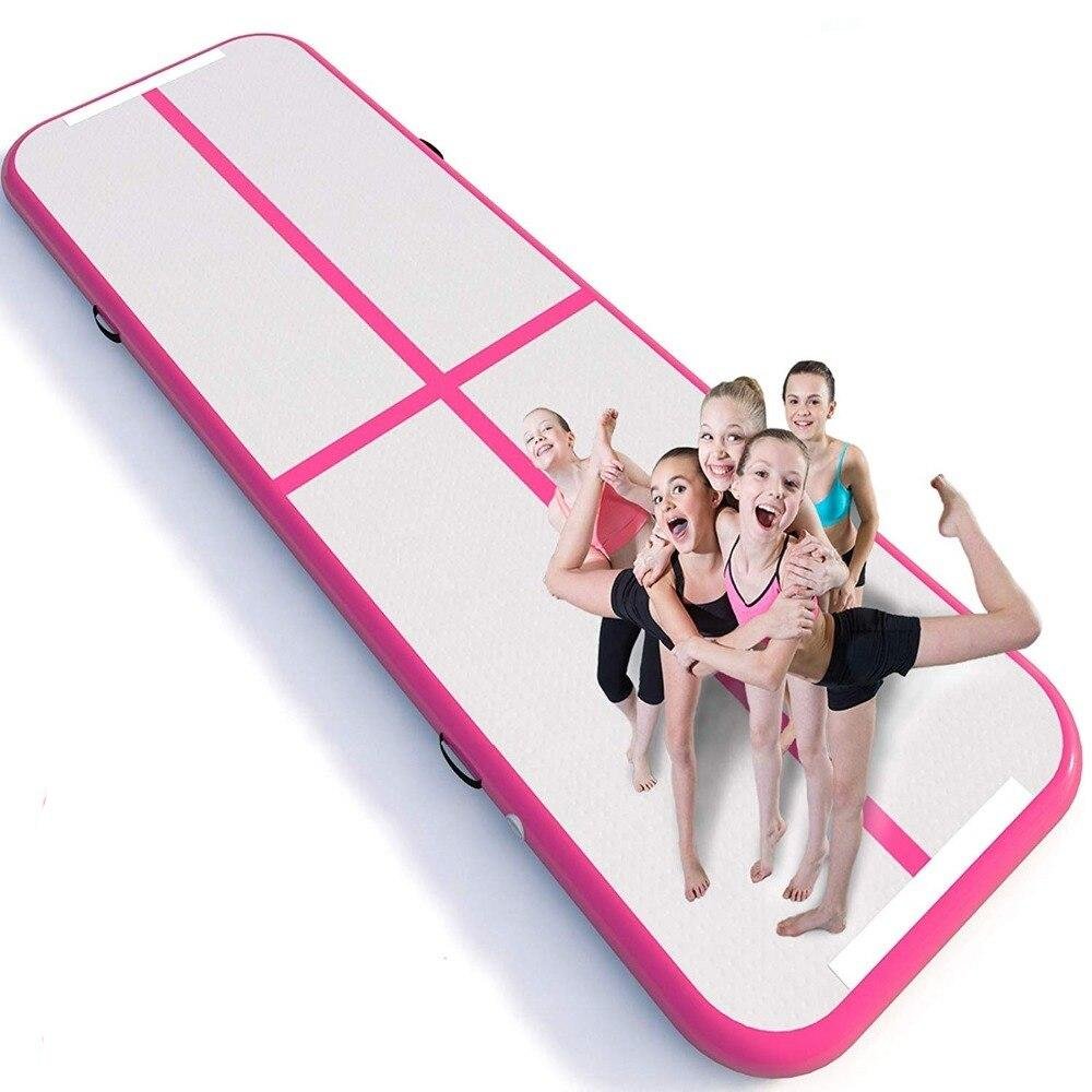 3m4m5m Inflatable Gymnastics Airtrack Tumbling Air Track Floor For Home Use Training Beach