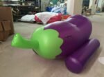 190cm 75inch Giant Inflatable Eggplant Pool Float Summer Swimming Board Floats Mattress Water Toys Fun Raft Air Bed - 5