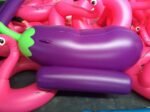 190cm 75inch Giant Inflatable Eggplant Pool Float Summer Swimming Board Floats Mattress Water Toys Fun Raft Air Bed - 6