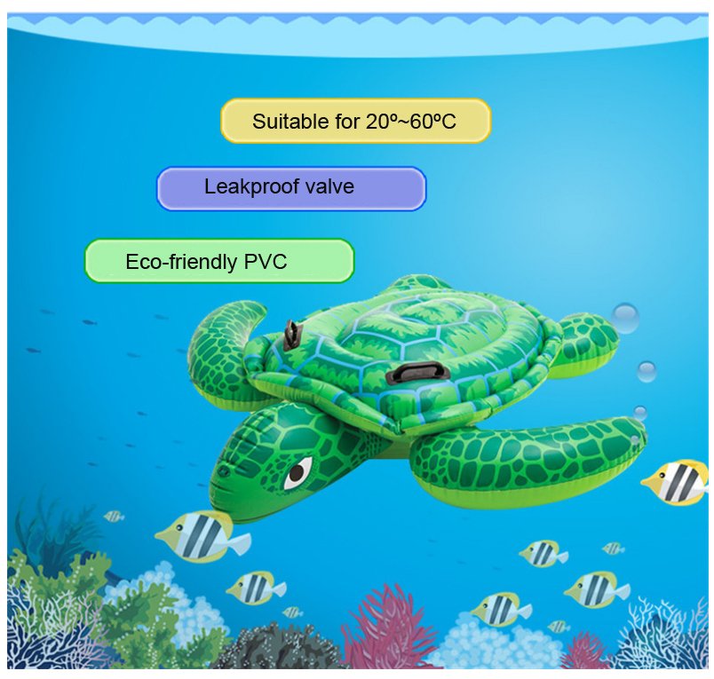 Black Whale 190cm Inflatable Ecofriendly Pvc Pool Float Adult Water Bed Swimming Ring Party Toy - 6