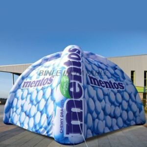 Custom Outdoor Trade Show Event 6m Diameter Inflatable Spider Dome Tent With Covers For Advertising