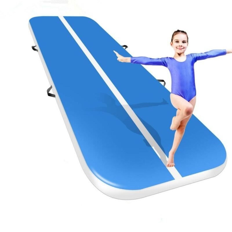 4m 5m 6mx2mx0 2m Inflatable Gymnastic Airtrack Tumbling Air Track Floor Trampoline For Home Use Training Cheerleading Beach
