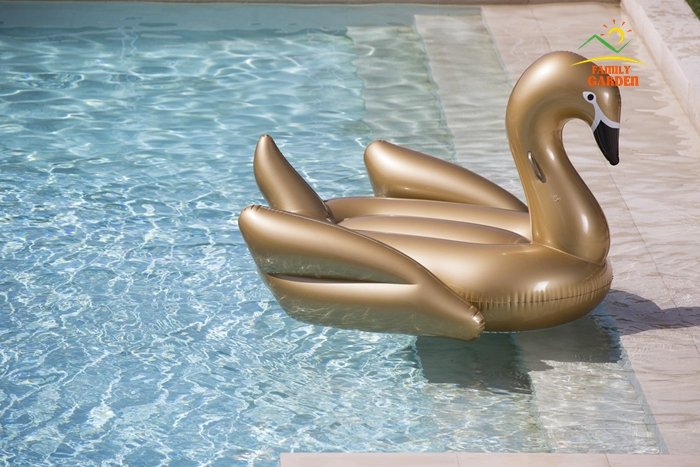 Gold Swan Giant Inflatable Rideable Pool Float 75inch 19m Summer Water Fun Toy For Swimming - 8 Gold Swan Giant Inflatable Rideable Pool Float 75inch 19m Summer Water Fun Toy For Swimming - 8