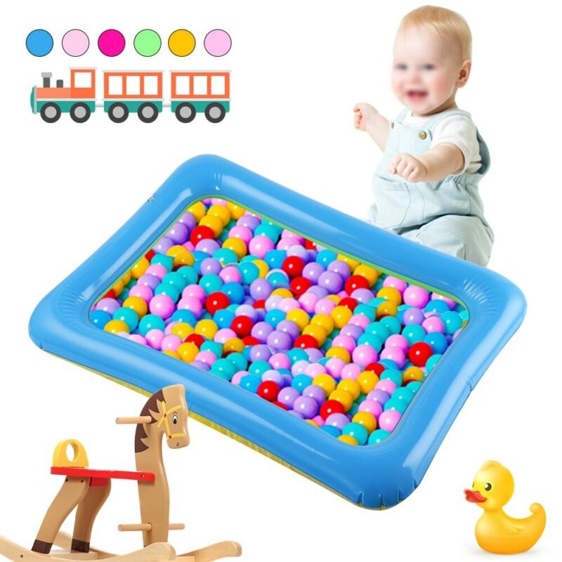 1pc 60x45cm Creative Kid Fun Play Inflatable Large Castle Sand Box Sandbox Table Form Toy Gift