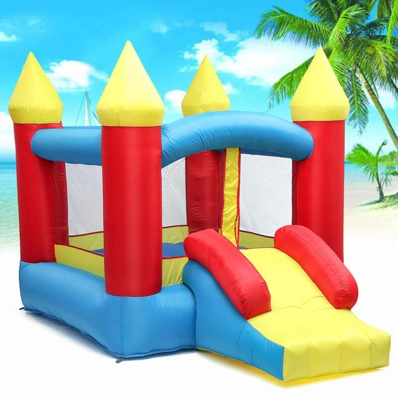1set Inflatable Playground Bouncy Castle Outdoor Indoor Trampoline Playing Games For Kids Gift