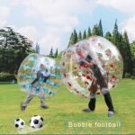 1m Colorful Zorb Soccer Ball Pvc Inflatable Bubble Football Pump For Boys Girls Adult Family Outdoor Game Sport - 2