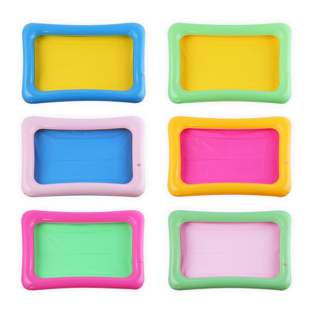 Large Inflatable Castle Sandbox 60x45cm Kids Fun Play Sand Table Toy Ideal Gift For Creative Play - 5