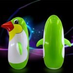 1piece Outdoor Fun Sports Random Color 22 & 36 45 70cm Inflatable Penguin Toy Soft Plastic Tumbler For Children - 4