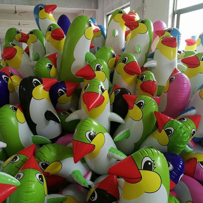 Kids Inflatable Penguin Tumbler Toy Soft Plastic Outdoor Fun Sports 70cm Assorted Colors - 7