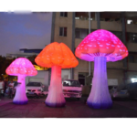 3m 5m Party Supply Vivid Colorful Giant Inflatable Mushroom With Led Lights For Outdoor Festival Events - 2