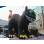 12m 40ft High Giant Halloween Inflatable Black Cat For Outdoor Party Decoration Huge - 3