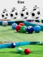 2 3 4 5 16 Pieces A Lot Snook Soccer Ball Billiard Snooker Football For Snookball Game - 5