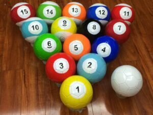 2 3 4 5 16 Pieces A Lot Snook Soccer Ball Billiard Snooker Football For Snookball Game - 2