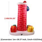 2 4m Waterproof Pu Inflatable Electric Climb Ladder Santa Claus Christmas Decoration Garden Outdoor Toys - 3