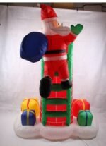 2 4m Waterproof Pu Inflatable Electric Climb Ladder Santa Claus Christmas Decoration Garden Outdoor Toys - 4