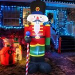 2 4m Christmas Inflatable Led Light Up Decor Outdoor Holiday Decoration Doll - 2
