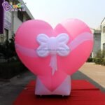 2 5m Inflatable Heart Model Inflated Valentine Decorative Advertisement For Shopping Mall - 3