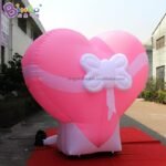 2 5m Inflatable Heart Model Inflated Valentine Decorative Advertisement For Shopping Mall - 4