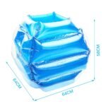 2 Pieces Set Inflatable Body Bucket Bumper Ball Children Kids Sumo Bopper Sensory Training Outdoor Sport Toys - 6