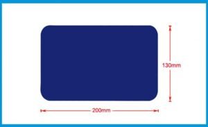 200x130mm Inflatable Plastic Boat Kayak Special Pvc Repair Patch Kit With Glue Waterproof Rib Canoe Dinghy Float - 2
