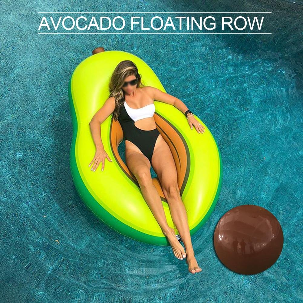 200cm Giant Avocado Inflatable Pool Float Pvc Summer Beach Toy Swimming Ring For Kids Adults - 7 200cm Giant Avocado Inflatable Pool Float Pvc Summer Beach Toy Swimming Ring For Kids Adults - 7