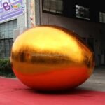 3x1 5mh 6x4 Inflatable Golden Egg Model Air Filled Customized Giant Easter Decoration Toy - 2