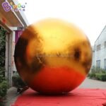 3x1 5mh 6x4 Inflatable Golden Egg Model Air Filled Customized Giant Easter Decoration Toy - 4