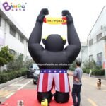4mh Inflatable Gorilla Model Air Filled Orangutan Holding Airship Decoration Monkey Toy Made To Order - 6