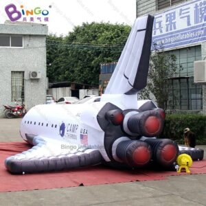 8m Length Inflatable Space Shuttle Model Customized Spaceship Decoration Toy For Displaying - 2