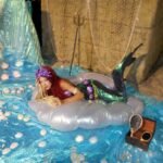 Hot Inflatable Shell Pool Float White With Handle Row Aqua Lounger Floating Raft Swim Ring - 6