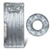 Silver Glitter Confetti Inflatable Pool Float Lounger For Beach Party ...