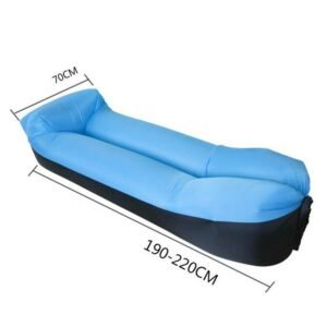 Outdoor Products Fast Infaltable Air Sofa Bed Good Quality Sleeping Bag Inflatable Lazy Beach 240x70cm - 2
