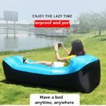 Outdoor Products Fast Infaltable Air Sofa Bed Good Quality Sleeping Bag Inflatable Lazy Beach 240x70cm - 5