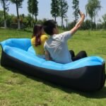 Outdoor Products Fast Infaltable Air Sofa Bed Good Quality Sleeping Bag Inflatable Lazy Beach 240x70cm - 6